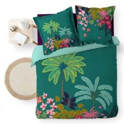 De gros 🛒 Paris Prix Parure De Lit 3 Pièces Kalya 240x220cm Vert ⌛ -LOLLYBEL Magasin unnamed file 572