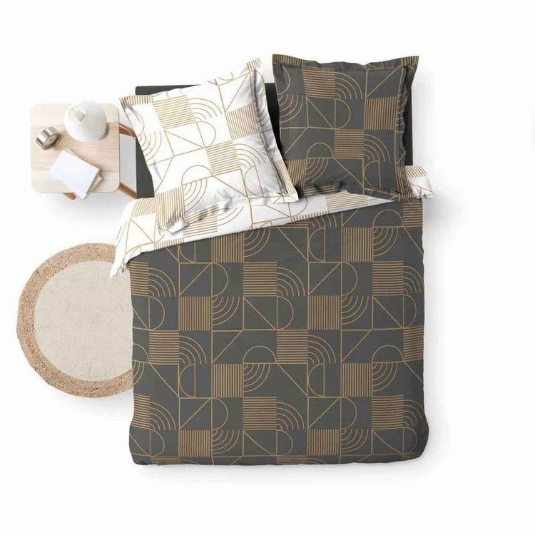 Acheter ✔️ Paris Prix Parure De Lit 3 Pièces Asior 260x240cm Anthracite ❤️ 2 Acheter ✔️ Paris Prix Parure De Lit 3 Pièces Asior 260x240cm Anthracite ❤️ – Image 2