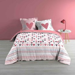 Promo ✨ Paris Prix Parure De Lit 3 Pièces Lolove 200x200cm Rose ????