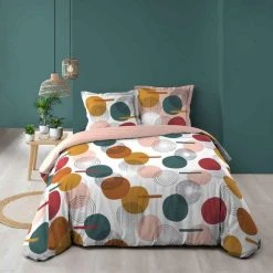 De gros ❤️ Paris Prix Parure De Lit 3 Pièces Rollipop 240x220cm Multicolore ⭐