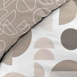 Remise 😉 Paris Prix Parure De Lit 3 Pièces Pastille 260x240cm Taupe 🎁 -LOLLYBEL Magasin unnamed file 605