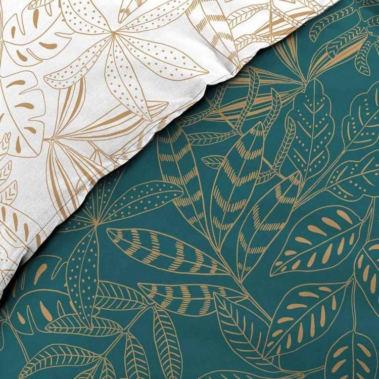 Vente flash 😉 Paris Prix Parure De Lit 3 Pièces Belflor 260x240cm Émeraude 🤩 3 Vente flash 😉 Paris Prix Parure De Lit 3 Pièces Belflor 260x240cm Émeraude 🤩 – Image 3