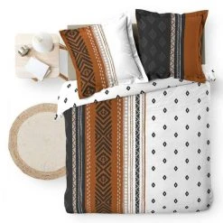 Sortie ❤️ Paris Prix Parure De Lit 3 Pièces Emeline 240x220cm Terracotta 😀 -LOLLYBEL Magasin unnamed file 627