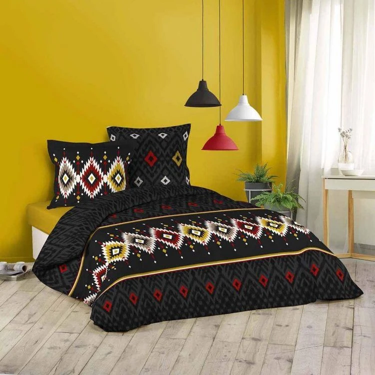 Promo 👏 Paris Prix Parure De Lit 3 Pièces Neo Berbère 240x220cm Noir 🔥 1 Promo 👏 Paris Prix Parure De Lit 3 Pièces Neo Berbère 240x220cm Noir 🔥