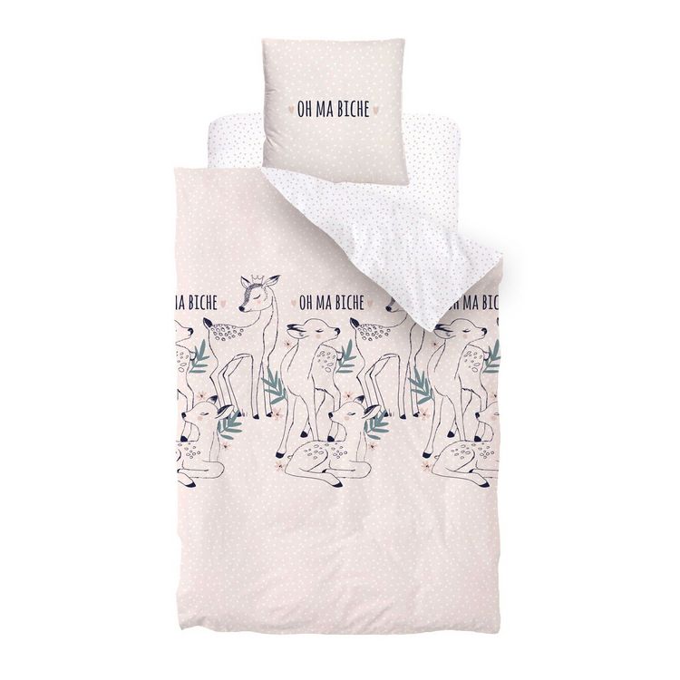 Parure housse de couette enfant en polycoton OH MA BICHE Meilleur prix ❤️ Parure Housse De Couette Enfant En Polycoton OH MA BICHE ???? -LOLLYBEL Magasin unnamed file 69