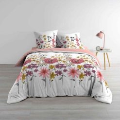 Offres ???? Paris Prix Parure De Lit 3 Pièces Rosine 240x220cm Blanc ????