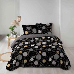 Promo ⭐ Paris Prix Parure De Lit 3 Pièces Parador 240x220cm Noir ????