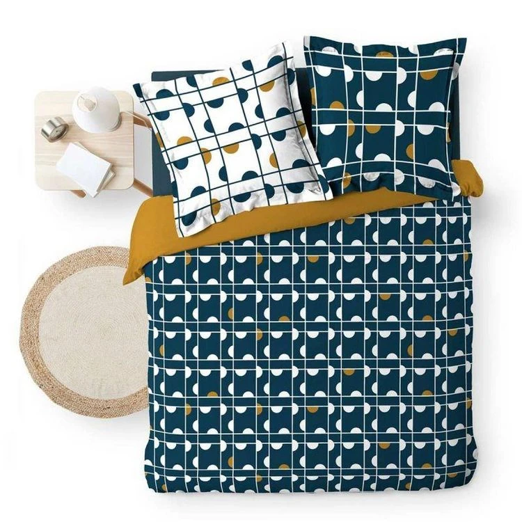 Vente flash 🥰 Paris Prix Parure De Lit 3 Pièces Gabi 240x220cm Bleu 🔔 3 Vente flash 🥰 Paris Prix Parure De Lit 3 Pièces Gabi 240x220cm Bleu 🔔 – Image 3