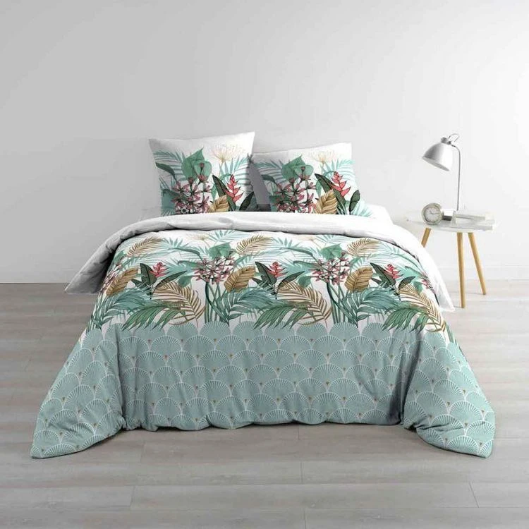 Vente flash 👍 Paris Prix Parure De Lit 3 Pièces Costa Rica 240x220cm Vert 🤩 1 Vente flash 👍 Paris Prix Parure De Lit 3 Pièces Costa Rica 240x220cm Vert 🤩