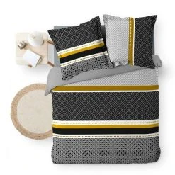 Bon marché 🥰 Paris Prix Parure De Lit 3 Pièces Louison 240x220cm Gris 🎁 5 Bon marché 🥰 Paris Prix Parure De Lit 3 Pièces Louison 240x220cm Gris 🎁 -LOLLYBEL Magasin unnamed file 801