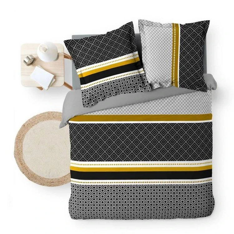 Bon marché 🥰 Paris Prix Parure De Lit 3 Pièces Louison 240x220cm Gris 🎁 3 Bon marché 🥰 Paris Prix Parure De Lit 3 Pièces Louison 240x220cm Gris 🎁 – Image 3