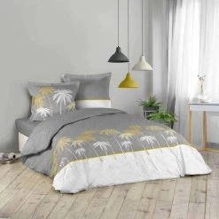 De gros 🥰 Paris Prix Parure De Lit 3 Pièces Pure Line 240x220cm Gris 🤩