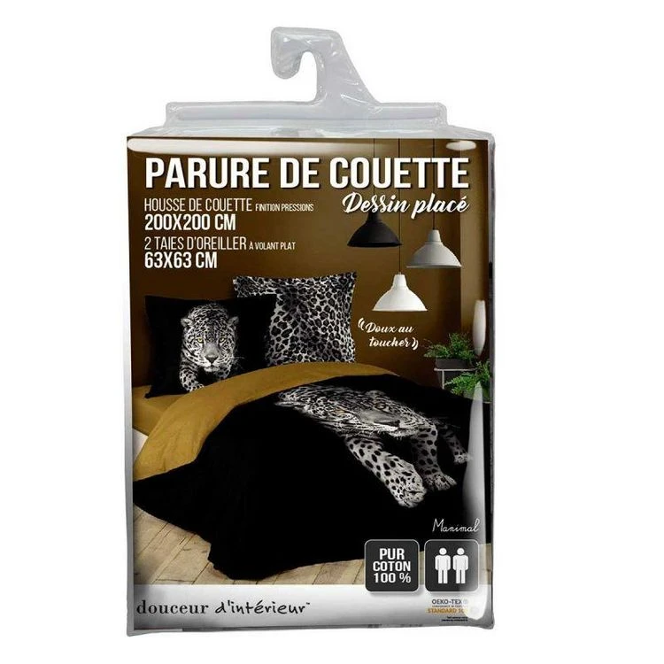 Remise 🎉 Paris Prix Parure De Lit 3 Pièces Manimal 200x200cm Noir 🔔 2 Remise 🎉 Paris Prix Parure De Lit 3 Pièces Manimal 200x200cm Noir 🔔 – Image 2
