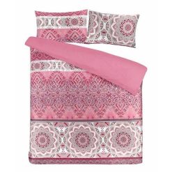 Coupon ???? Paris Prix Parure De Lit 3 Pièces Alegra 240x220cm Rose ????