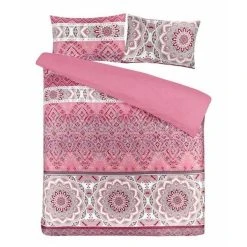 Coupon 🌟 Paris Prix Parure De Lit 3 Pièces Alegra 240x220cm Rose 😍