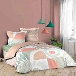 Budget 👍 Paris Prix Parure De Lit 3 Pièces Gemma 260x240cm Rose 😍