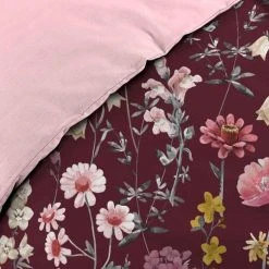 Meilleur prix 😍 Paris Prix Parure De Lit 3 Pièces Florabella 240x220cm Prune 👏 -LOLLYBEL Magasin unnamed file 882