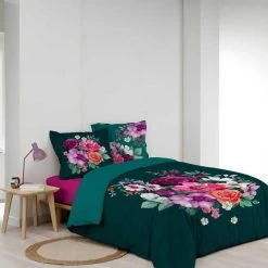 De gros 👍 Paris Prix Parure De Lit 3 Pièces Indirose 260x240cm Vert 🔥 -LOLLYBEL Magasin unnamed file 890