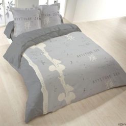 Vente flash ???? Dourev Housse De Couette 220x240 ZEN PLENITUDE + 2 Taies ????