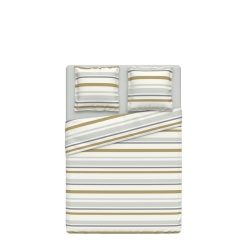 Meilleure affaire ???? ACTUEL Parure De Drap En Flanelle Motifs Rayures FINLAND ⭐