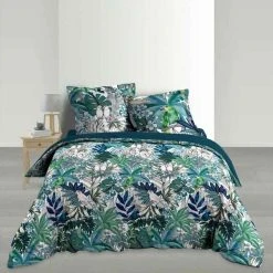 De gros ❤️ Paris Prix Parure De Lit 3 Pièces Colibri 240x220cm Vert 😀