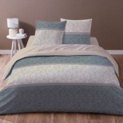 Budget ✨ Parure Housse De Couette En Microfibre Motif Chevron HAY ????
