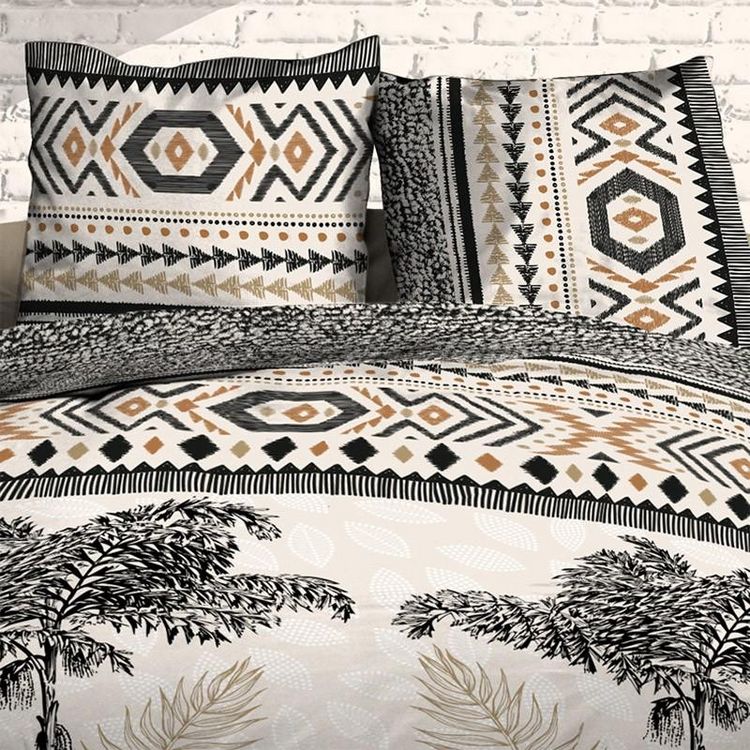 Kaliss Parure 4 pièces Palmier 2 personnes 100% coton 57 fils Le moins cher ???? Kaliss Parure 4 Pièces Palmier 2 Personnes 100% Coton 57 Fils ???? -LOLLYBEL Magasin unnamed file 951