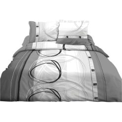 Top 10 ???? Kaliss Parure 4 Pièces Roue Libre Gris 2 Personnes 100% Coton 57 Fils ????