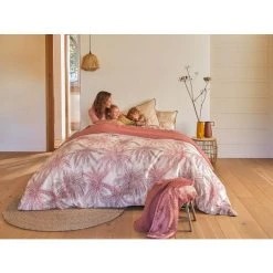 Promo 🔔 Housse De Couette En Coton 57 Fils PALMYRE 😀