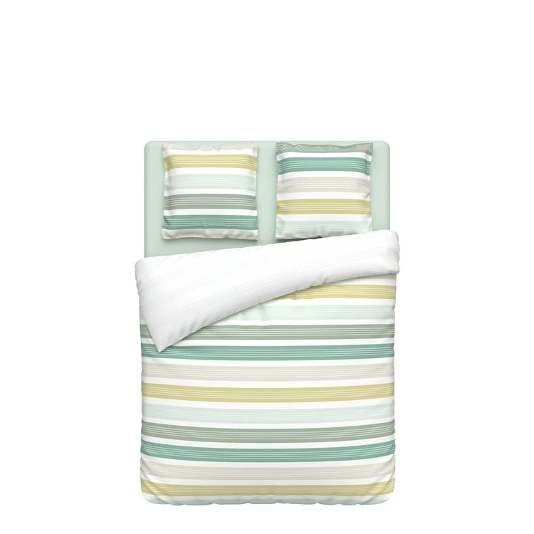 De gros 🥰 ACTUEL Parure Housse De Couette En Polycoton 52 Fils Motifs Rayures REMI 💯 2 De gros 🥰 ACTUEL Parure Housse De Couette En Polycoton 52 Fils Motifs Rayures REMI 💯 – Image 2