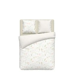 Top 10 👍 ACTUEL Parure Housse De Couette En Polycoton 52 Fils Motif Floral RUBBY 🔥