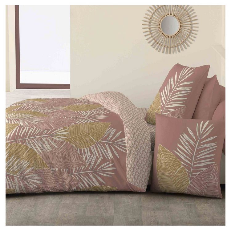 Parure housse de couette en coton 57 fils PALME Meilleure vente ⭐ Parure Housse De Couette En Coton 57 Fils PALME ???? -LOLLYBEL Magasin unnamed file 987